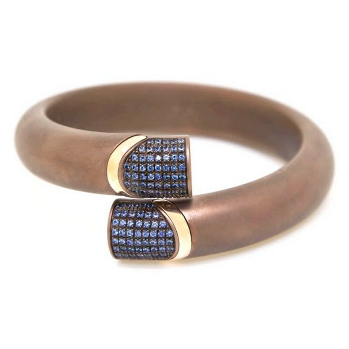 Ladies'Bracelet TheRubz KCRBB0 Sterling silver (19 cm) Light Brown