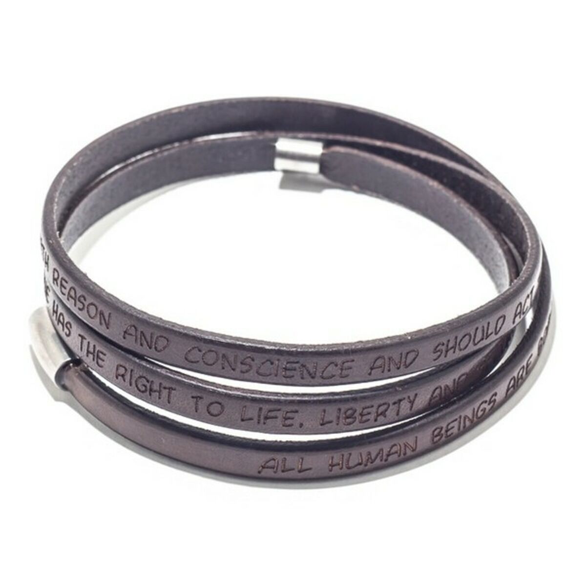 Ladies'Bracelet Gilardy (20 cm) Dark Brown