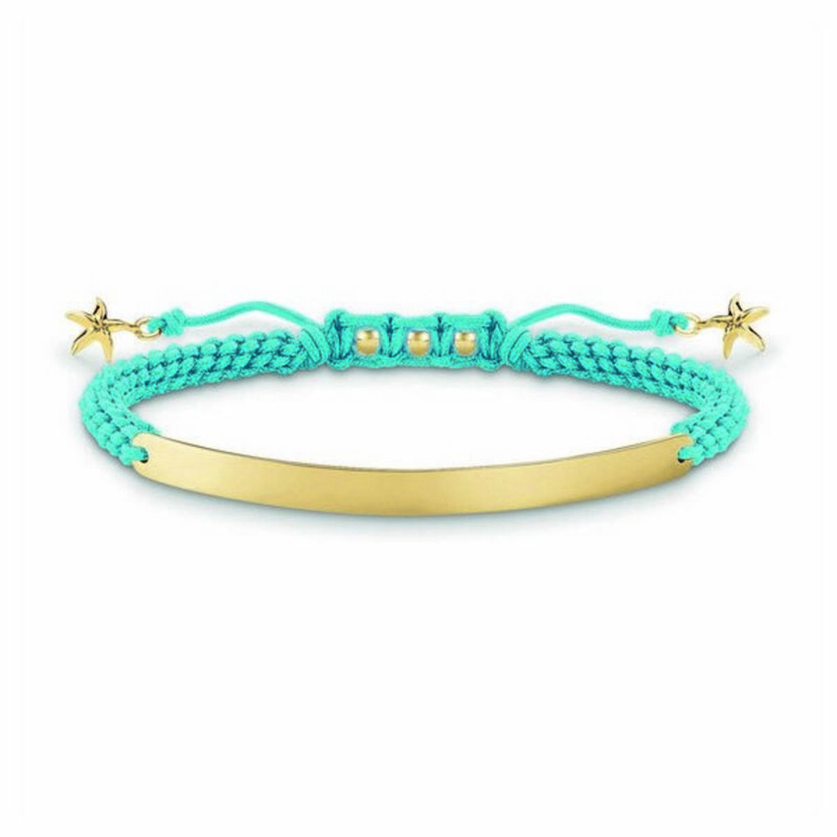 Ladies'Bracelet Thomas Sabo LBA0060-848-1 Blue Silver Golden 14,5-21 cm