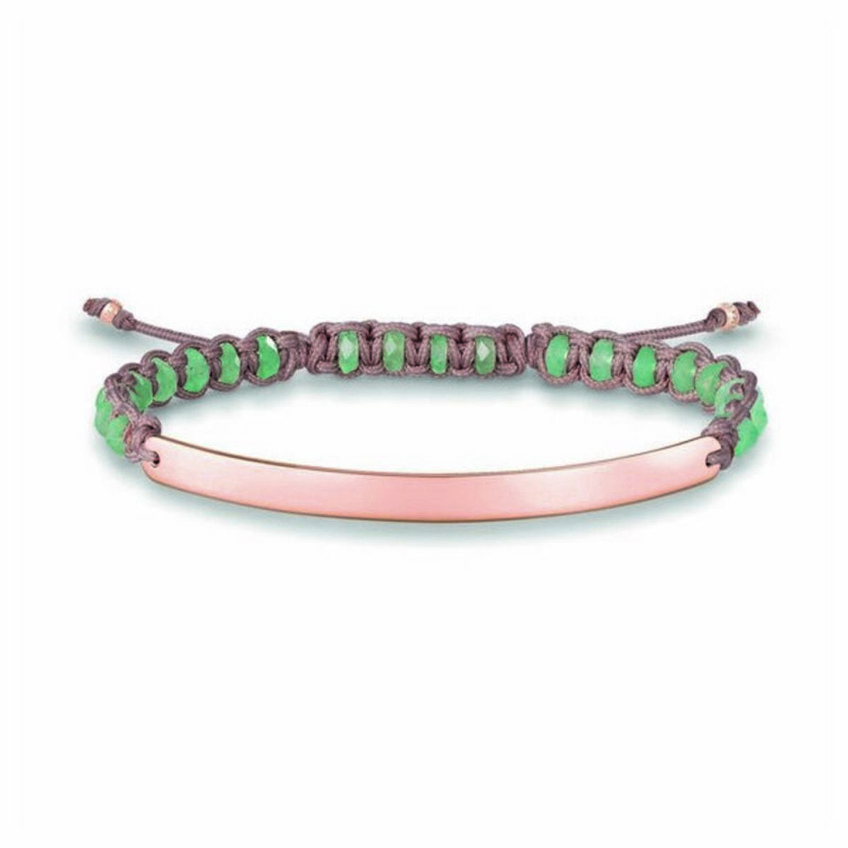 Ladies'Bracelet Thomas Sabo LBA0054 (21 cm) (21 cm) Green