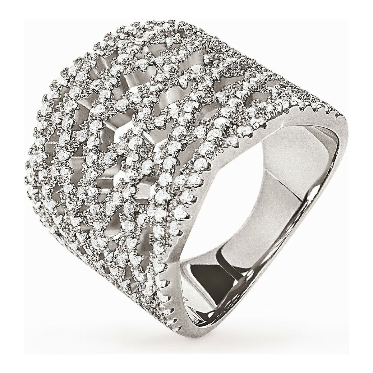 Ladies' Ring Folli Follie 3R17S006C 12