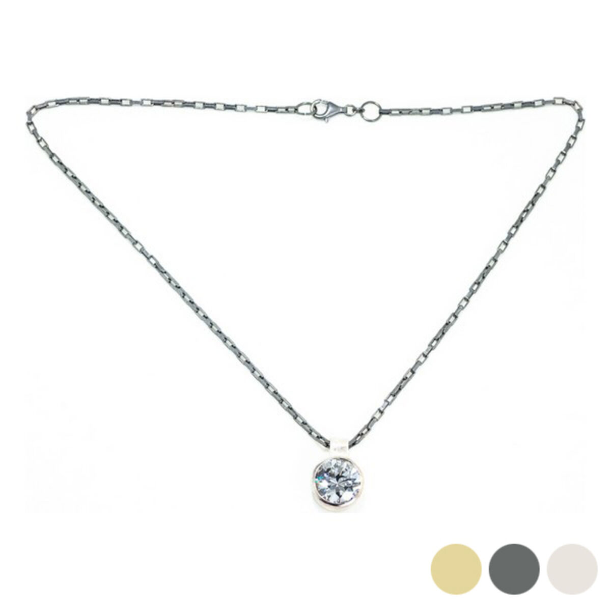 Ladies'Necklace Demaria DMC6110453 (45 cm) White