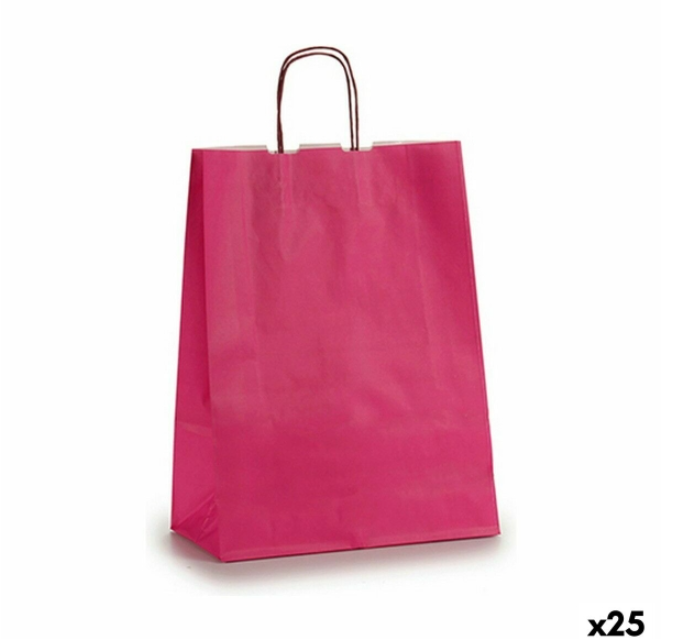 Paper Bag Pincello 32412 Pink 12 x 52 x 32 cm 32 X 12 X 50 cm (25 Units)
